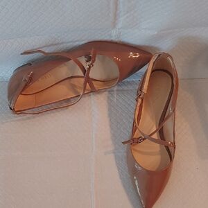 Nine West Women's Taupe Ballet Flats